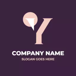 Stylish Y Letter Design with Circular Accent Logo Template
