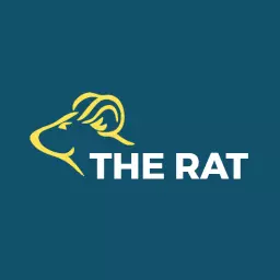 Stylish Yellow Rat Illustration Representing Playful Spirit Logo Template