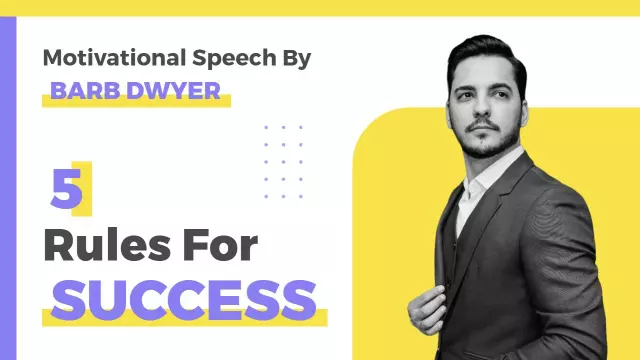 Success Strategies Motivational Business YouTube Thumbnail Template