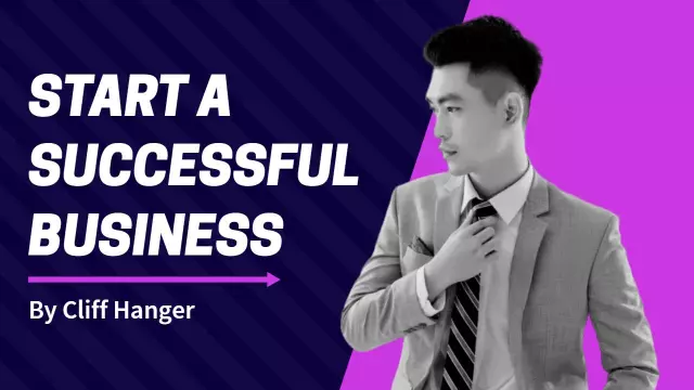 Successful Business Strategies Guide YouTube Thumbnail Template