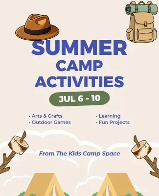 Summer Camp Activities Event Poster Template