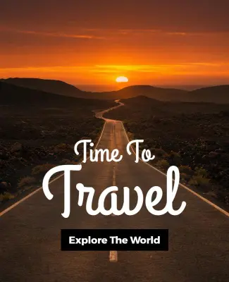Sunset Adventure Travel Poster Template
