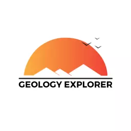 Sunset Over Mountain Peaks Inspiring Geology Exploration Logo Template