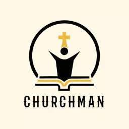 Symbolic Black and Gold Representation of Community Churchman Logo Template