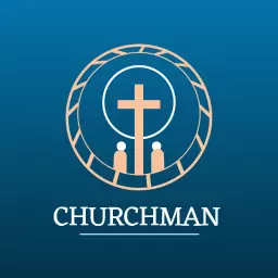 Symbolic Cross and Community Focus in Churchman Logo Template