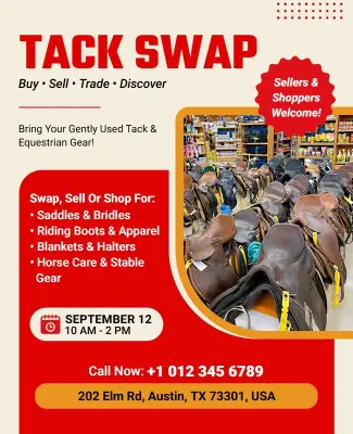 Tack Swap Event Flyer Template