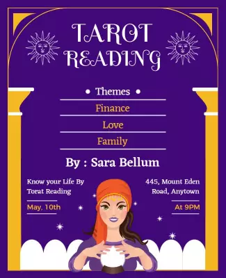 Tarot Reading Event Flyer Template