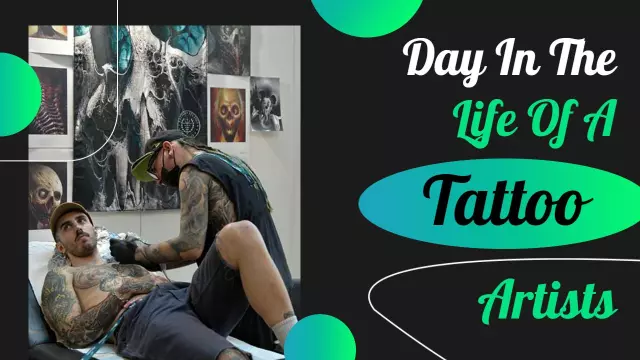 Tattoo Artist Daily Routine Insights Trending YouTube Thumbnail Template