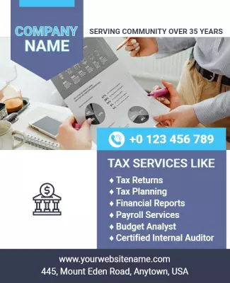 Tax Accounting Flyer Template