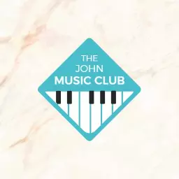 Teal Diamond Design Celebrating The John Music Club Logo Template