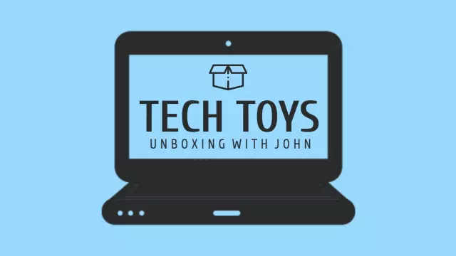 Tech Toys Unboxing Review Technology YouTube Thumbnail Template