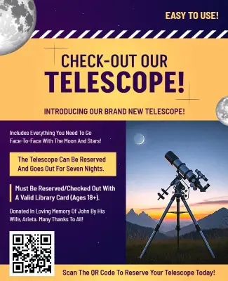 Telescope Rental Reservation Flyer Template
