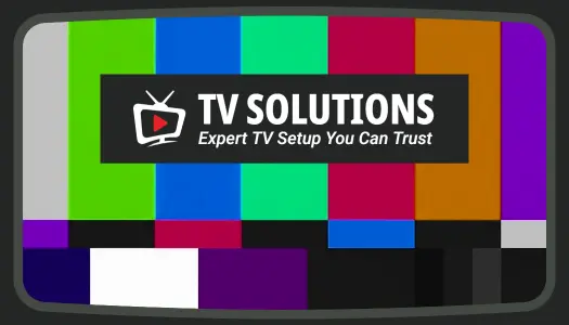 Television Setup Services Business Card Template