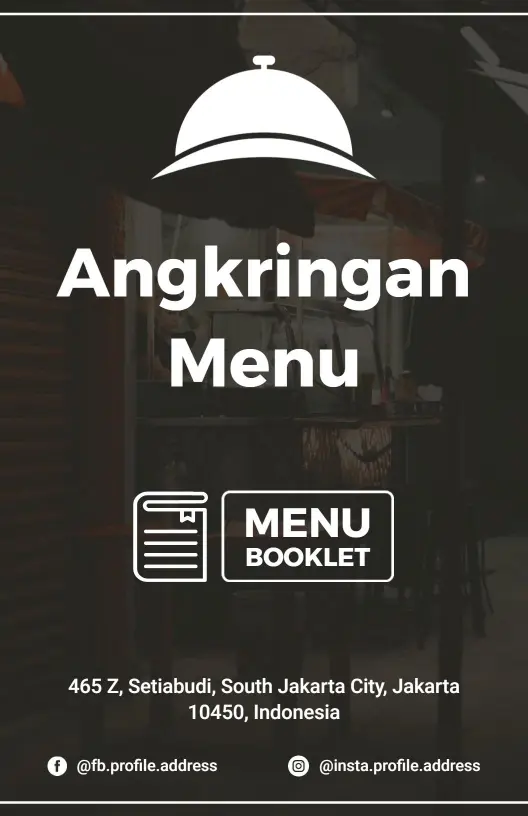 Templat Menu Angkringan Street Food Asli Indonesia