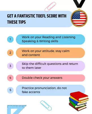 Toefl Exam Preparation Tips Flyer Template