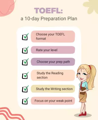 Toefl Preparation Plan Educational Flyer Template