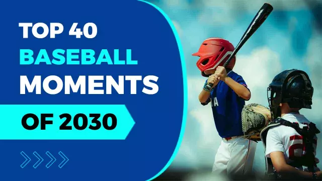 Top 40 Unforgettable Baseball Moments YouTube Thumbnail Template