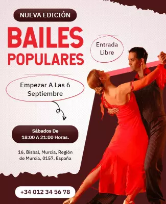 Traditional Dance Event Promotional Flyer Template