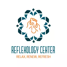 Tranquil Reflexology Center Focused on Relaxing Health Logo Template