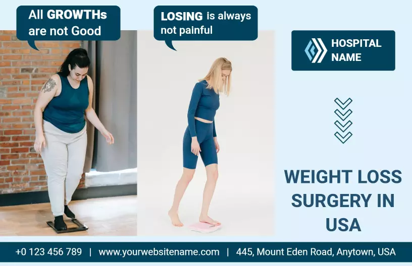 Transformative Weight Loss Surgery Solutions in USA Brochure Template