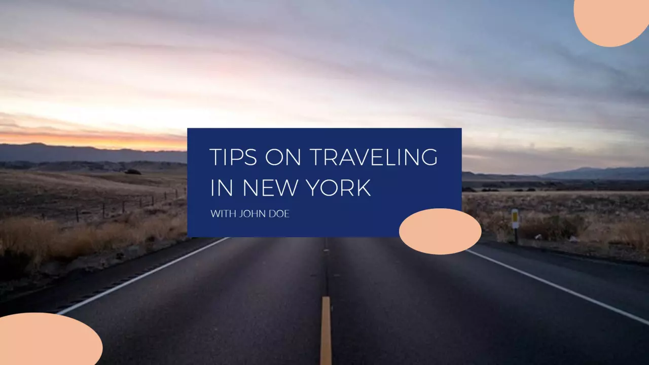Traveling Tips for Exploring New York with John Doe YouTube Banner Template