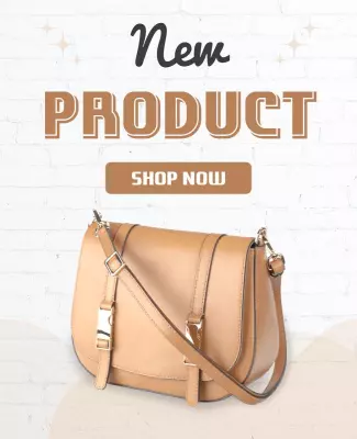 Trendy Handbag Promotional Flyer Template