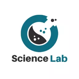 Turquoise Circular Design Representing Science Lab Innovation Logo Template