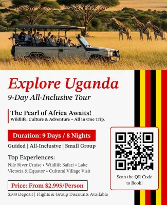 Uganda Safari Adventure Tour Flyer Template