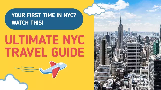Ultimate NYC Adventure Travel YouTube Thumbnail Template