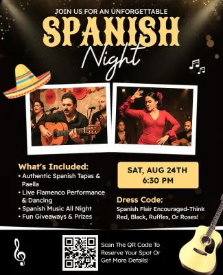 Unforgettable Spanish Night Event Flyer Template