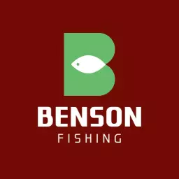 Unique Green B Logo Featuring a Fish Represents Fishing Brand Logo Template