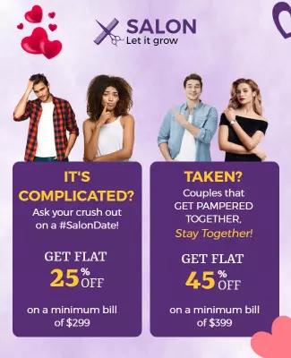 Valentine Salon Discount Promotion Flyer Template