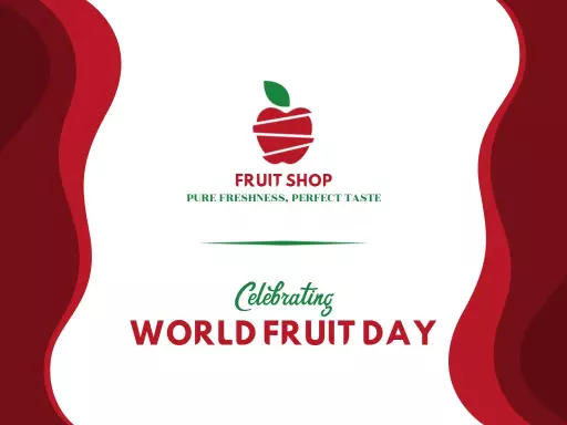 Vibrant Abstract Fruit Freshness Promotion Presentation Template