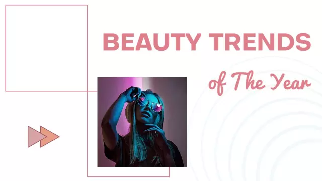 Vibrant Beauty Trends Showcase YouTube Thumbnail Template