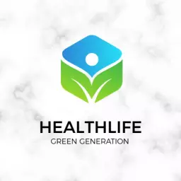 Vibrant Blue and Green Emphasis on Health and Wellness Logo Template