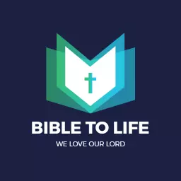 Vibrant Blue and Green Theme Emphasizing Bible Teachings Logo Template