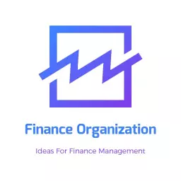 Vibrant Blue Geometric Design for Finance Management Logo Template