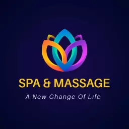 Vibrant Colorful Gradient Logo Symbolizing Spa and Massage Logo Template