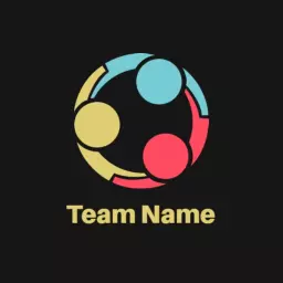 Vibrant Colorful Team Collaboration and Connection Logo Template
