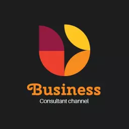 Vibrant Colors Representing Business Consultant Channel Logo Template