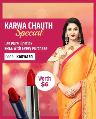 Vibrant Festive Karwa Chauth Promotion Sale Poster Template