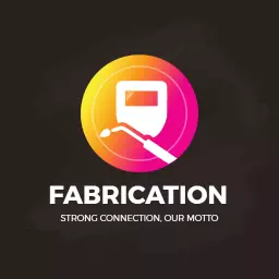 Vibrant Gradient Design Showcasing Welding and Fabrication Logo Template