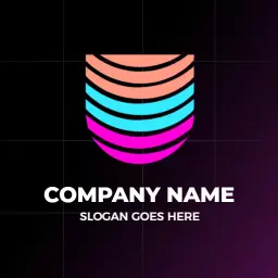 Vibrant Gradient U Letter Design Featuring Bold Colors Logo Template