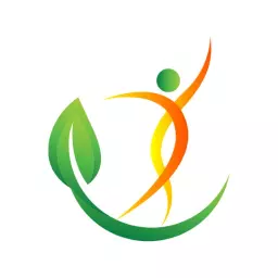 Vibrant Green and Orange Design Promoting Eco Friendly Lifestyle Logo Template