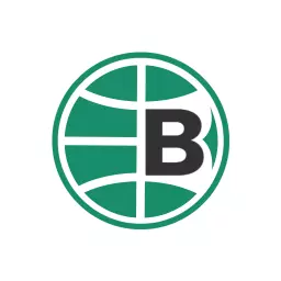Vibrant Green Basketball Design Featuring Letter B Logo Template