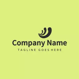 Vibrant Green Company Logo Featuring Elegant Minimalist Design Logo Template