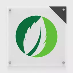 Vibrant Green Leaf Design Emphasizes Eco Friendly Values Logo Template