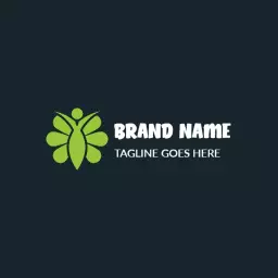 Vibrant Green Logo Signifying Sustainable Business Initiatives Logo Template