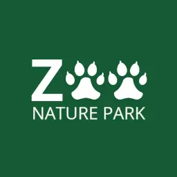 Vibrant Green Nature Park Featuring Animal Footprints Logo Template