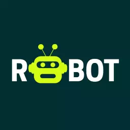 Vibrant Green Robot Design Showcasing Modern Technology Logo Template